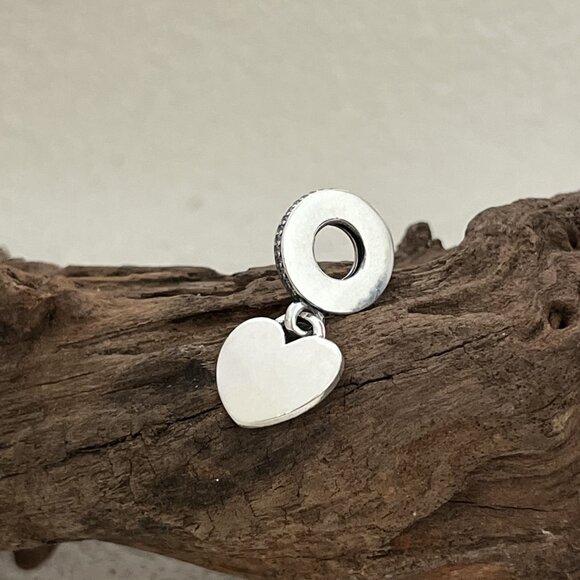 Pandora Copenhagen Heart S925 Silver Dangle Charm - Picture 3 of 3